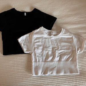 aerie offline cropped tees